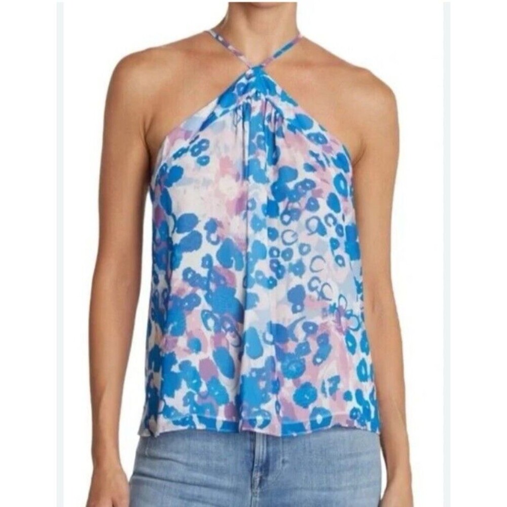 Ramy Brook blouse S Elson Keyhole Halter Top